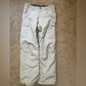 Burton Boy’s Light Gray Snow Pants
